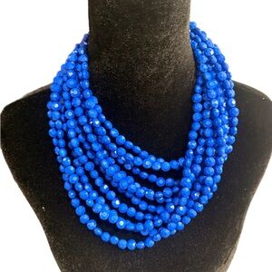Blue Beaded Necklace
